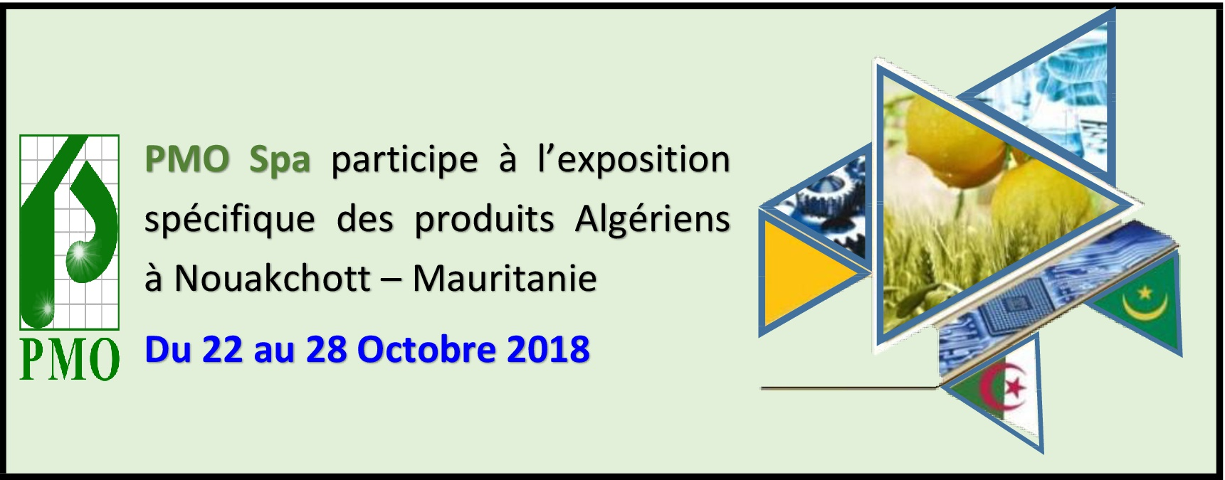 PMO l’exposition spécifique des produits Algériens à Nouakchott – Mauritanie 